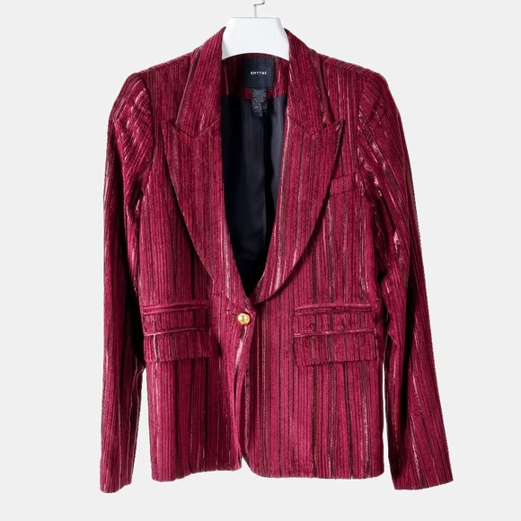 Smythe Metallic Magenta Blazer - Picture 1 of 8